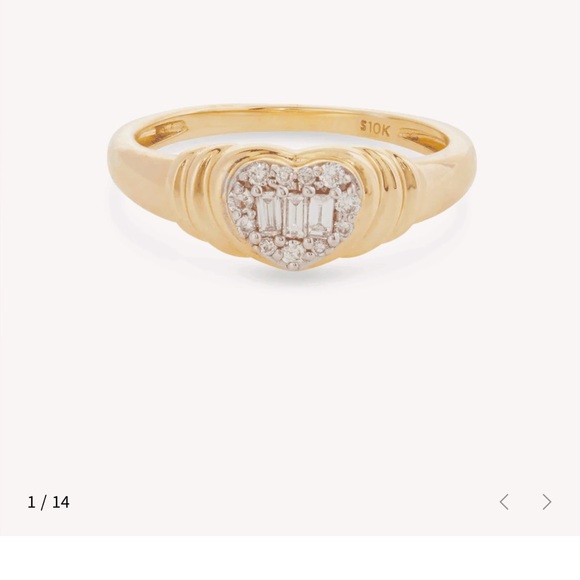 Heart of the Matter Pinky Signet ring - Picture 1 of 8